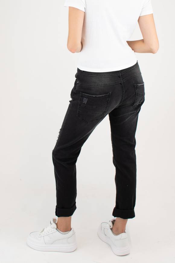 Please Jeans Please - Jeans P78 W4V - Nero Denim In Vendita