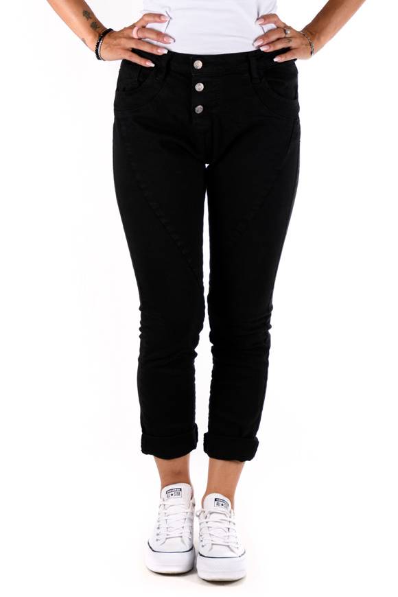 Please Jeans Please - Jeans P78 - Nero Bull Denim Vendita Calda