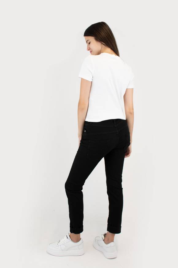 Please Jeans Please - Jeans P78 - Nero Bull Denim Vendita Calda