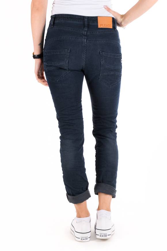 Please Jeans Please - Jeans P78 WI1 - Blu Denim Saldi Di Fabbrica