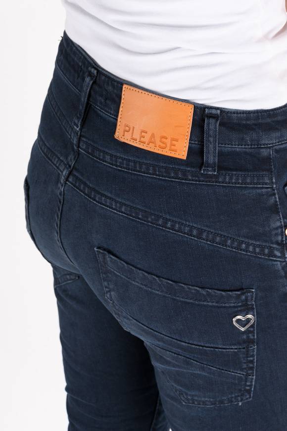 Please Jeans Please - Jeans P78 WI1 - Blu Denim Saldi Di Fabbrica