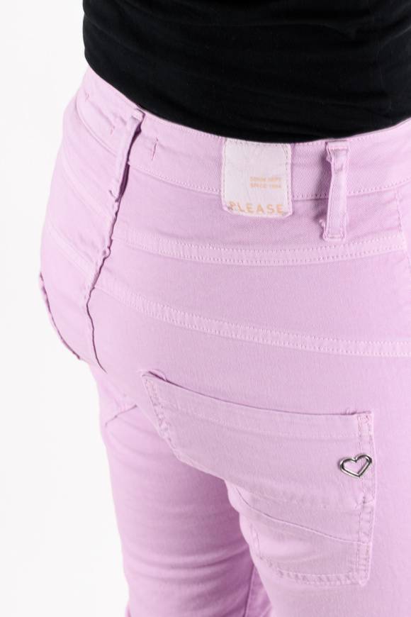 Please Jeans Please - Pantaloni P78 N3N - Windsome Orchid In Saldo