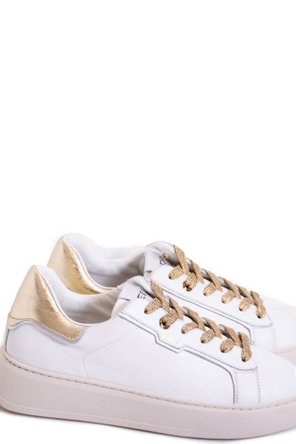 Please Jeans ED PARRISH ERIKA SNEAKER - BIANCO/PLATINO 2025