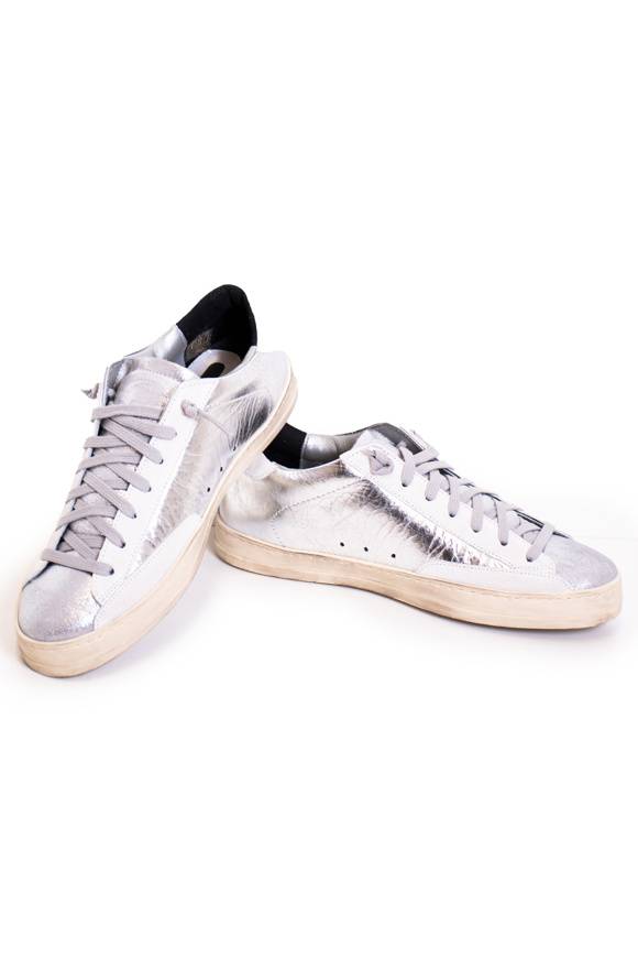Please Jeans P448 JOHN SNEAKER DONNA - METALLICO Nuovo