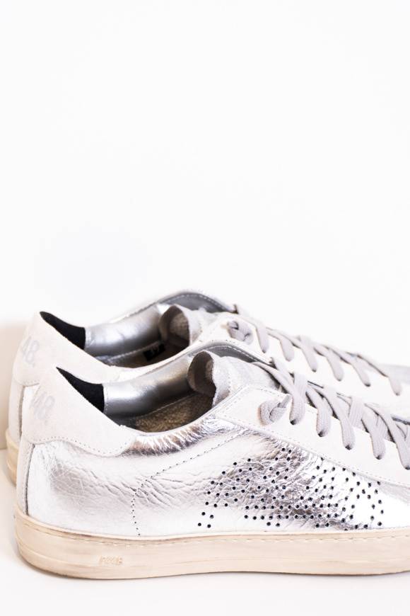Please Jeans P448 JOHN SNEAKER DONNA - METALLICO Nuovo