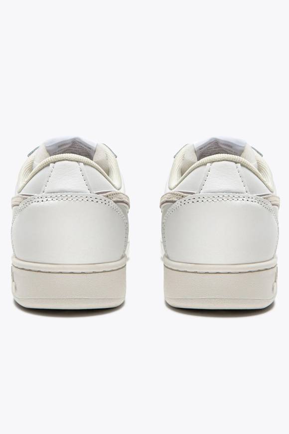 Please Jeans DIADORA SNEAKER BASKET LOW - 501 015 - WHITE LILAC MARMO Spedizione Gratuita