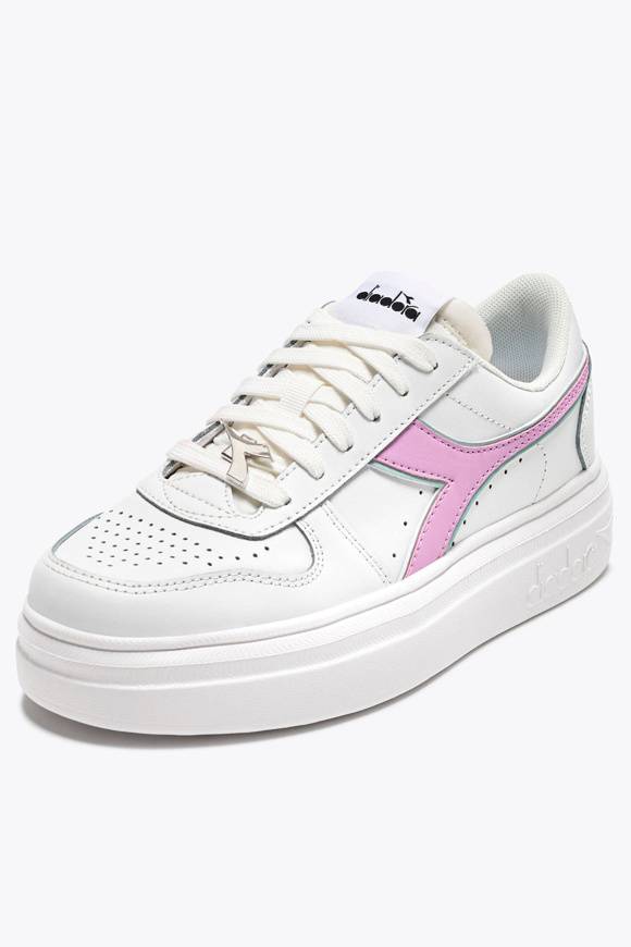 Please Jeans DIADORA BOLD WN - 501 364 - WHITE PASTEL LAVANDER Soddisfazione Garantita