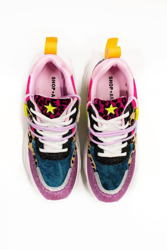 Please Jeans SHOP ART - SNEAKER 221 - MULTICOLOR Qualità Garantita