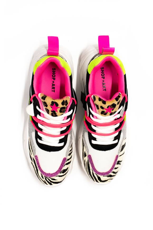 Please Jeans SHOP ART - SNEAKER 217 - MULTICOLOR Acquista Ora