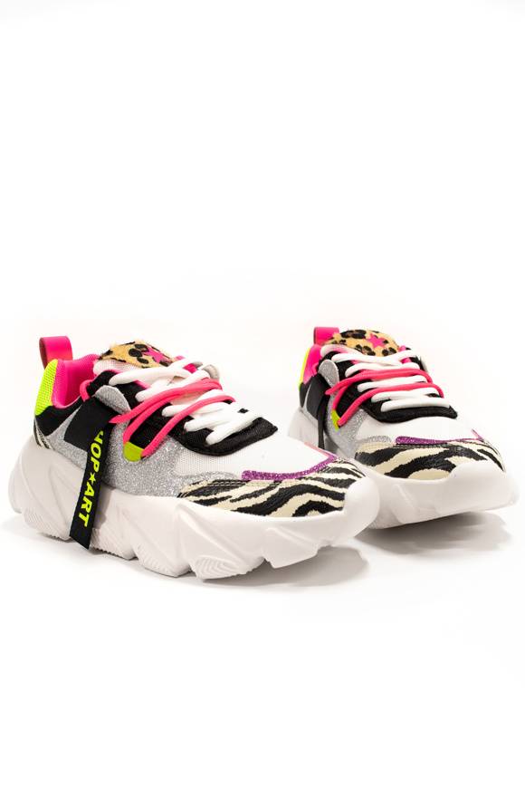 Please Jeans SHOP ART - SNEAKER 217 - MULTICOLOR Acquista Ora