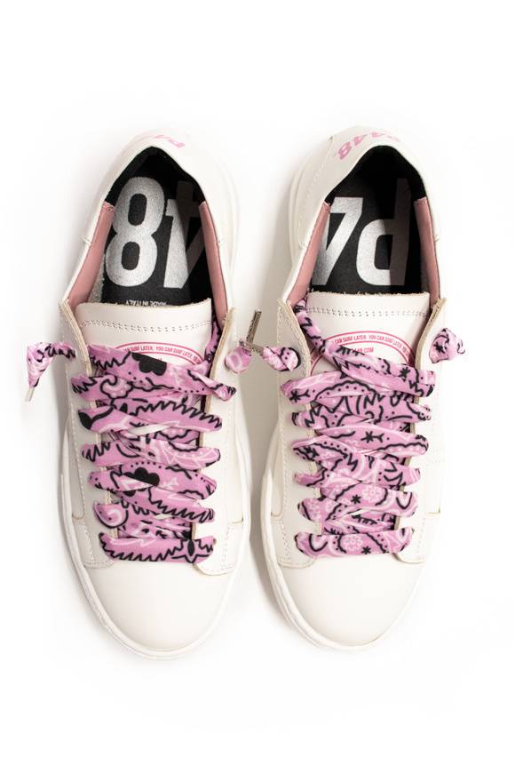 Please Jeans P448 - SNEAKER BTHEA - BANANA PINK Consegna Veloce