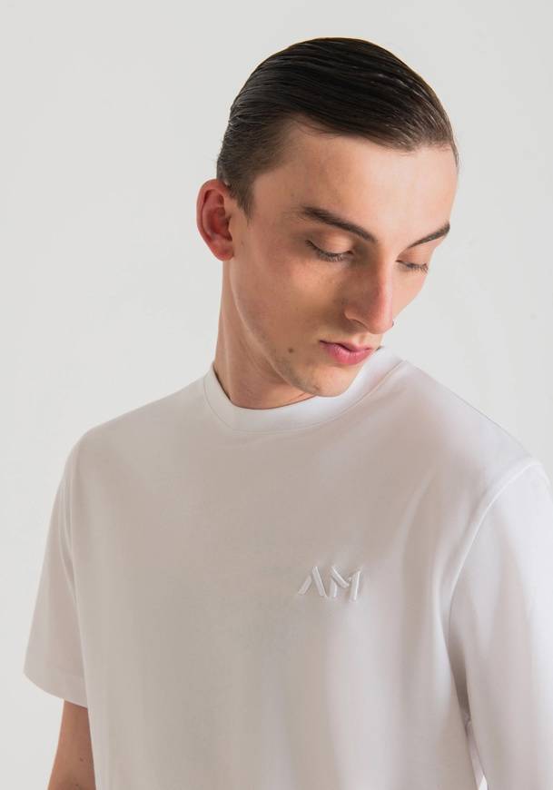 Please Jeans ANTONY MORATO T-SHIRT RELAXED - KS0 238 - WHITE Fino al 55% di sconto