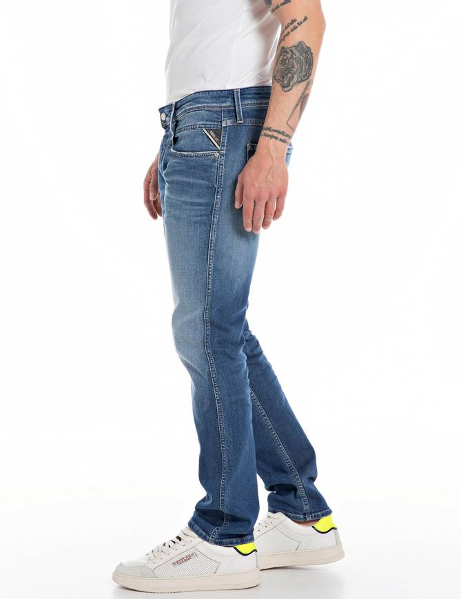 Please Jeans REPLAY JEANS ANBASS - M91 602 - BLUE DENIM Saldi