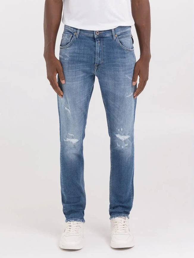 Please Jeans REPLAY JEANS MICKYM - M10 656 - BLUE DENIM Hotsell