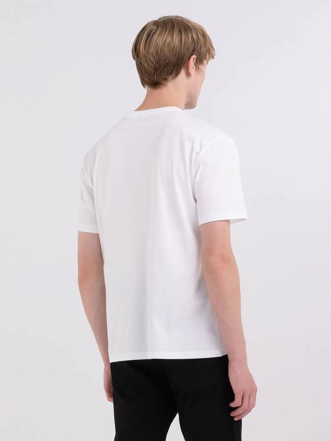 Please Jeans REPLAY T-SHIRT - M67 660 - WHITE Vendita Calda