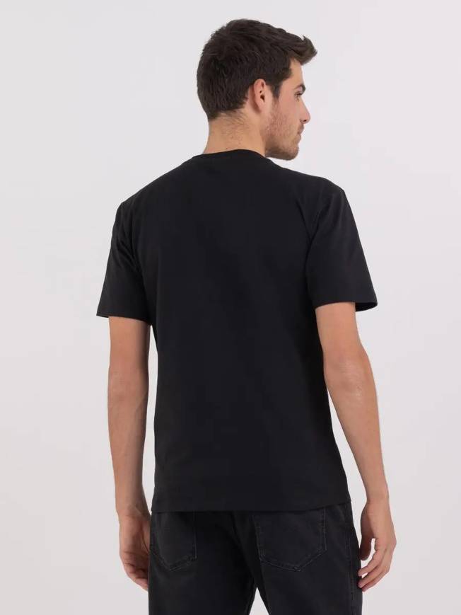 Please Jeans REPLAY T-SHIRT - M67 660 - BLACK Vendita Economica