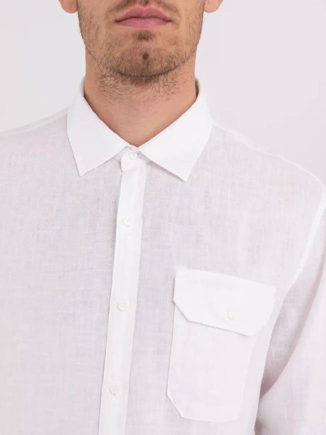 Please Jeans REPLAY CAMICIA - WHITE Saldi Di Fabbrica
