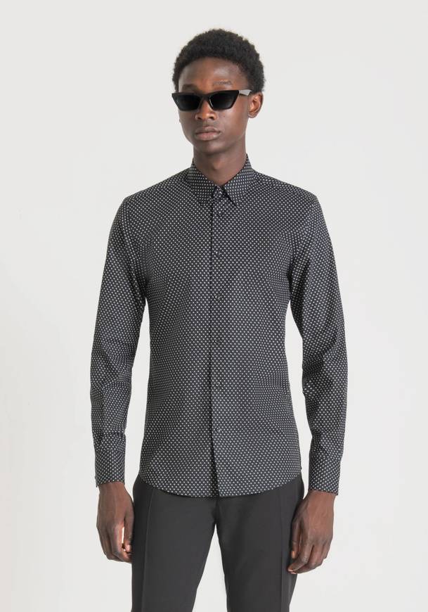 Please Jeans ANTONY MORATO CAMICIA NAPOLI - BLACK Vendite Flash