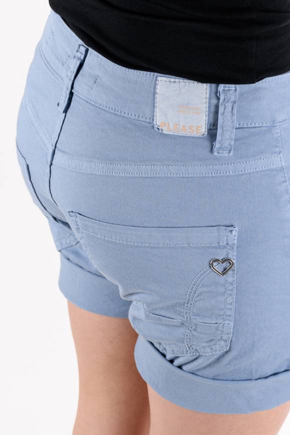Please Jeans Please - Shorts P88 N3N - Blu Blizzard 2025