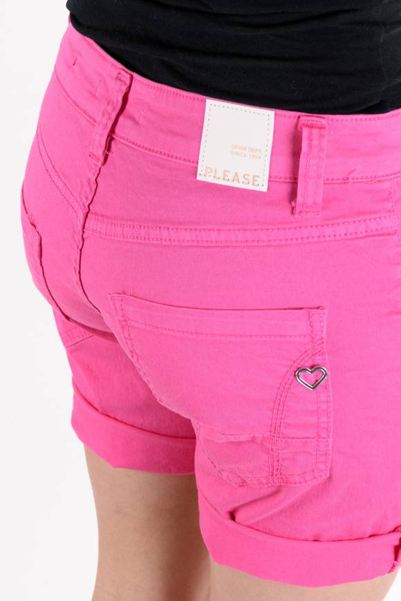 Please Jeans Please - Shorts P88 N3N - Luminous Pink Italia