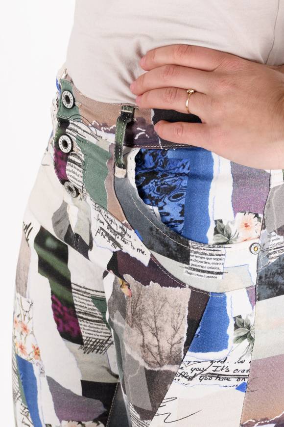 Please Jeans Please LIMITED EDITION - Pantaloni P78 C20 - Multicolor 2025
