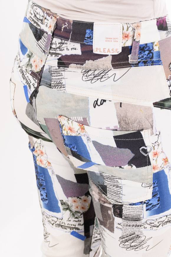 Please Jeans Please LIMITED EDITION - Pantaloni P78 C20 - Multicolor 2025
