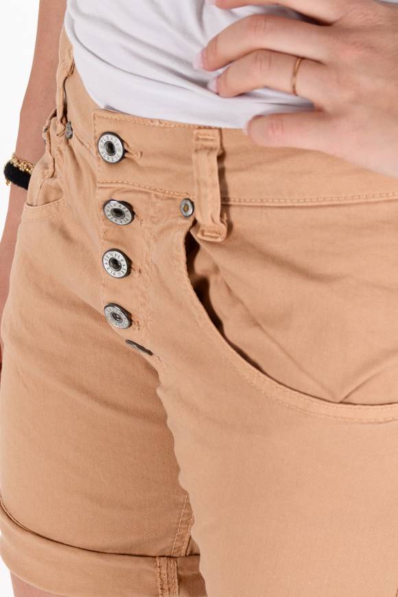 Please Jeans Please - Shorts P88 N3N - Hazelnut Vendita