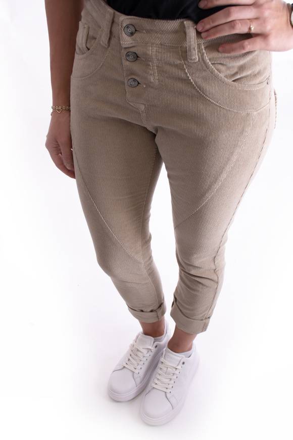 Please Jeans PLEASE PANTALONI CORD P78 - NOCCIOLA Spedizione Gratuita