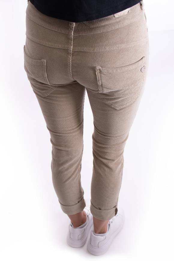 Please Jeans PLEASE PANTALONI CORD P78 - NOCCIOLA Spedizione Gratuita