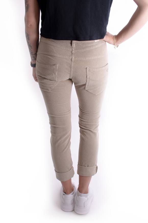 Please Jeans PLEASE PANTALONI CORD P78 - NOCCIOLA Spedizione Gratuita