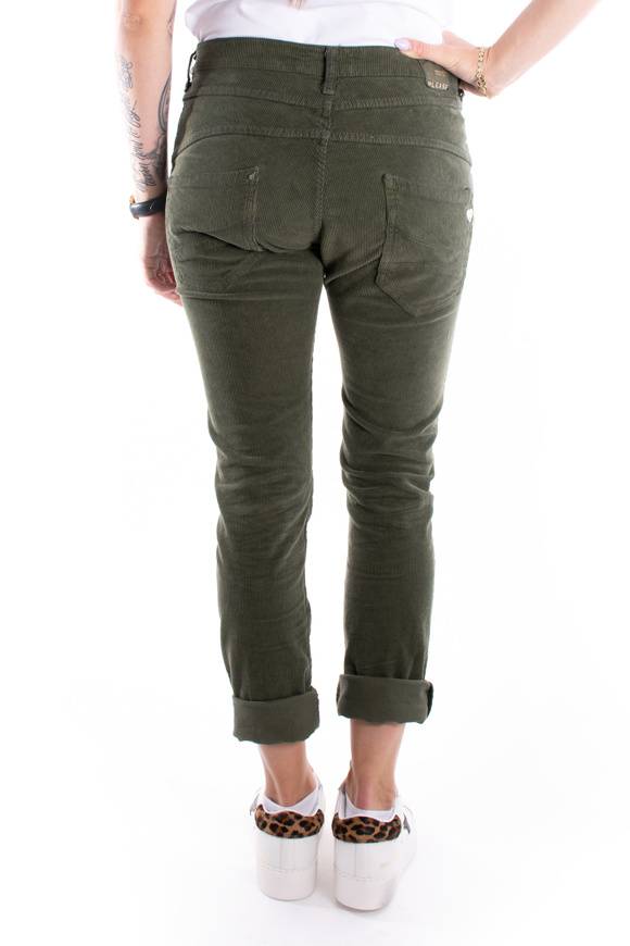Please Jeans PLEASE CORD PANTALONI P78 - MURKY GREEN Soddisfazione Garantita