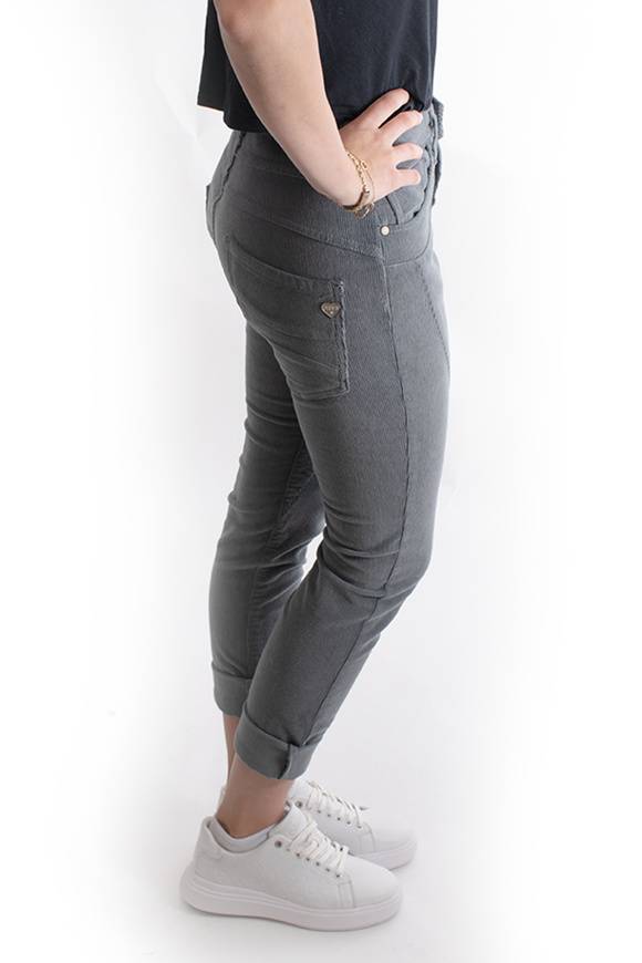 Please Jeans PLEASE CORD PANTALONI P78 - GARGOYLE Qualità Garantita