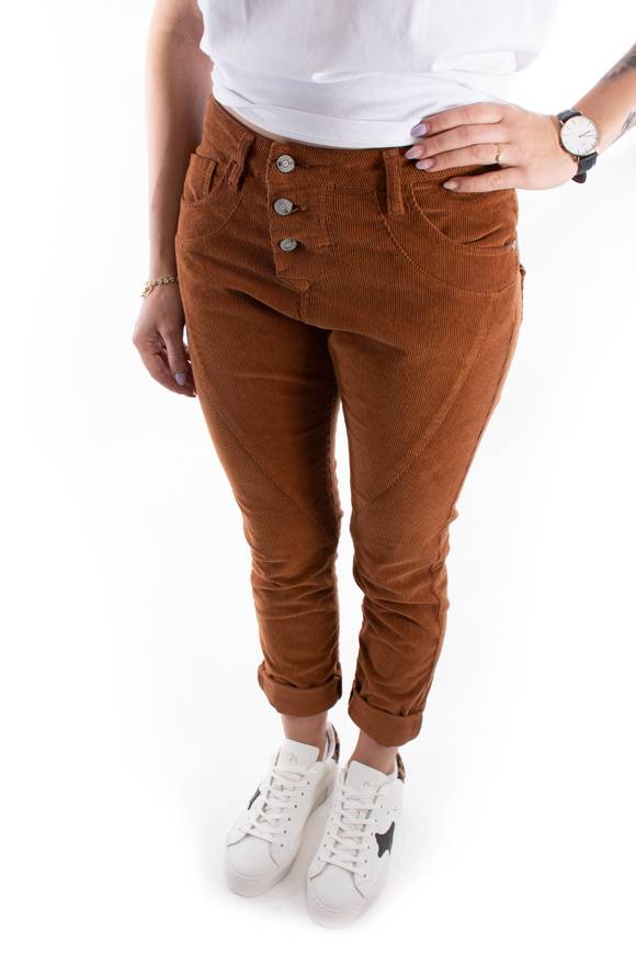 Please Jeans PLEASE PANTALONI CORD P78 - BRUCIATO 23 Negozi Online