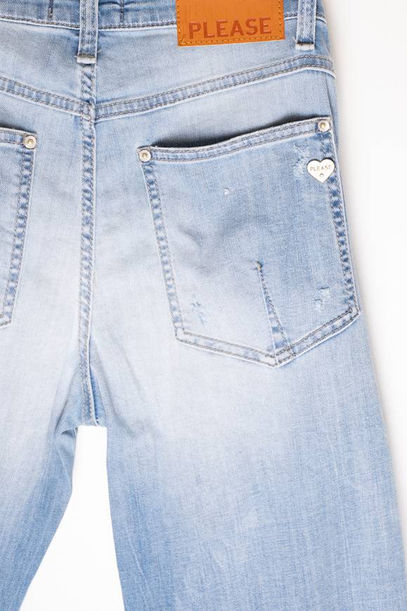 Please Jeans PLEASE JEANS - P0V W2R - BLU DENIM Shopping Online