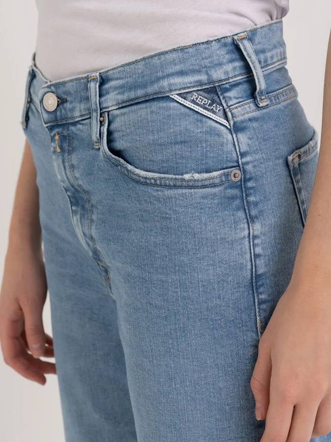 Please Jeans REPLAY JEANS FAHRA - WA4 523 - BLU DENIM Online