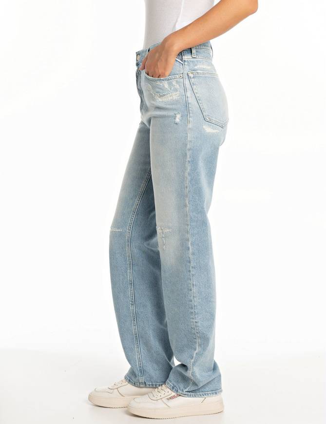 Please Jeans REPLAY JEANS JAYLIE - WA4 97B - BLUE DENIM Vendita
