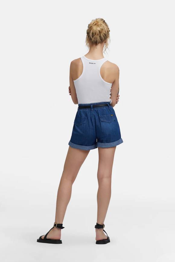 Please Jeans GAS FRANCESCA SHORTS - BLUE Promozione