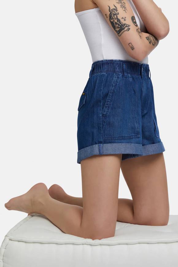 Please Jeans GAS FRANCESCA SHORTS - BLUE Promozione