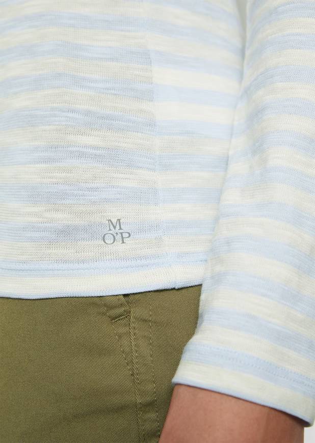 Please Jeans MARCO POLO T SHIRT - 402 597 - MULTI/CALM SEA Affare Del Giorno