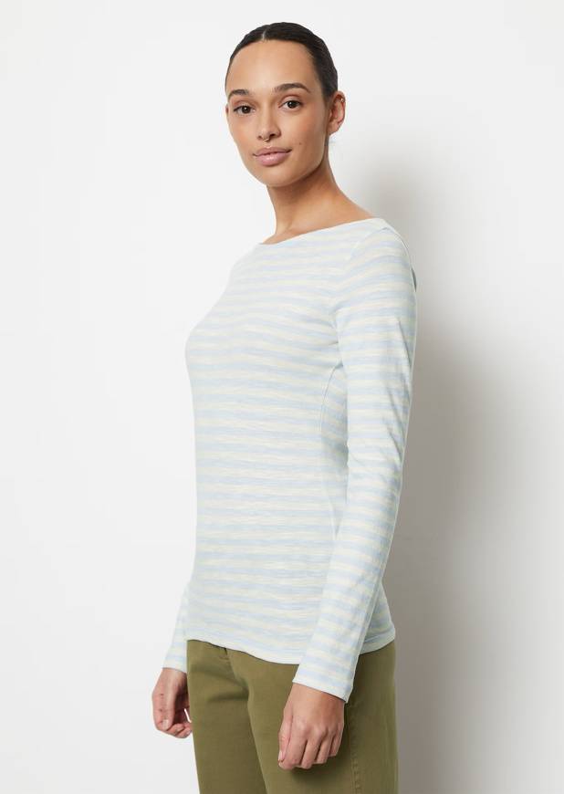 Please Jeans MARCO POLO T SHIRT - 402 597 - MULTI/CALM SEA Affare Del Giorno