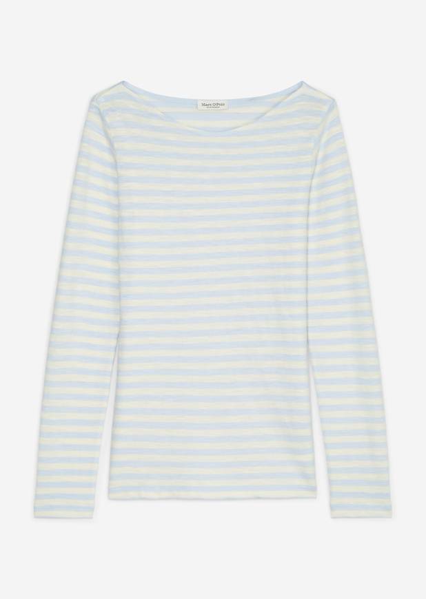 Please Jeans MARCO POLO T SHIRT - 402 597 - MULTI/CALM SEA Affare Del Giorno