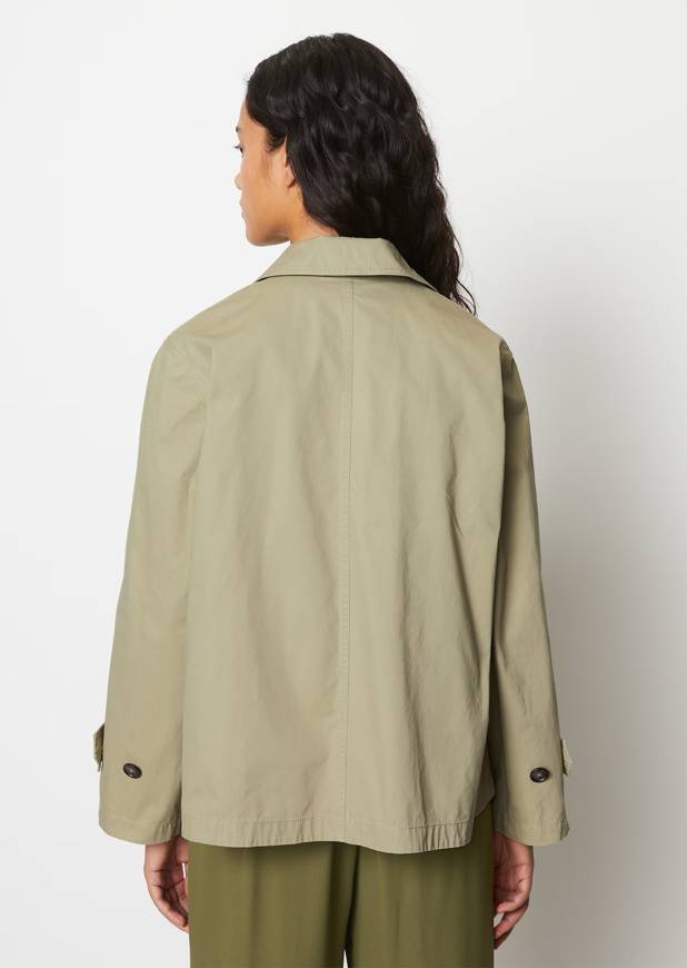 Please Jeans MARCO POLO SHORT TRENCH - STEAMED SAGE Sottocosto