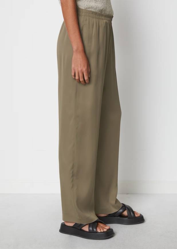 Please Jeans MARCO POLO PANTS FLUENT JOGGER - MILKY BROWN Presa