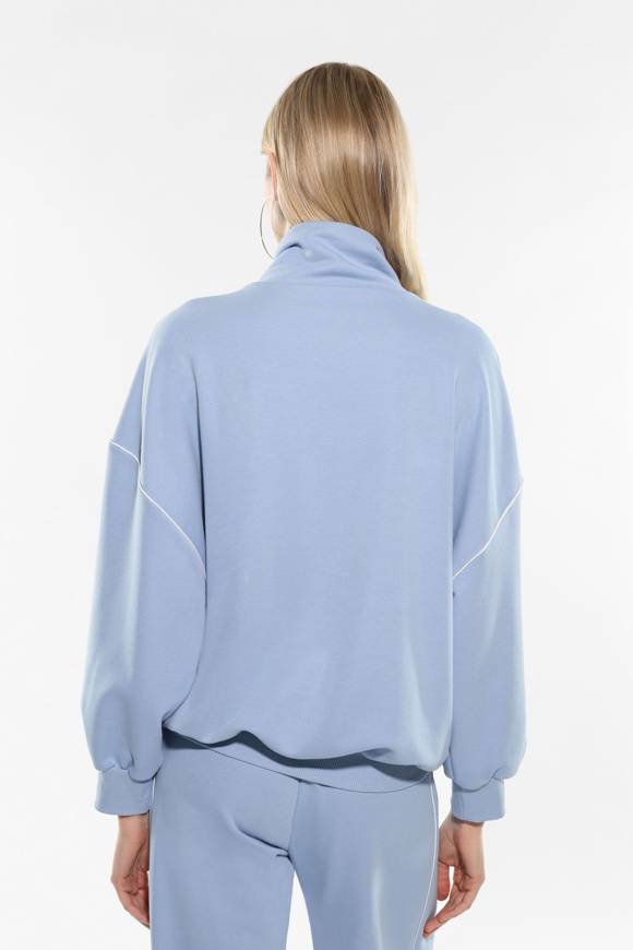 Please Jeans IMPERIAL SWEATER - FG4 HGS - CELESTE Offerta