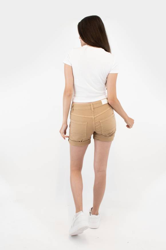 Please Jeans PLEASE SHORTS - D0G N3N - BEIGE In Vendita