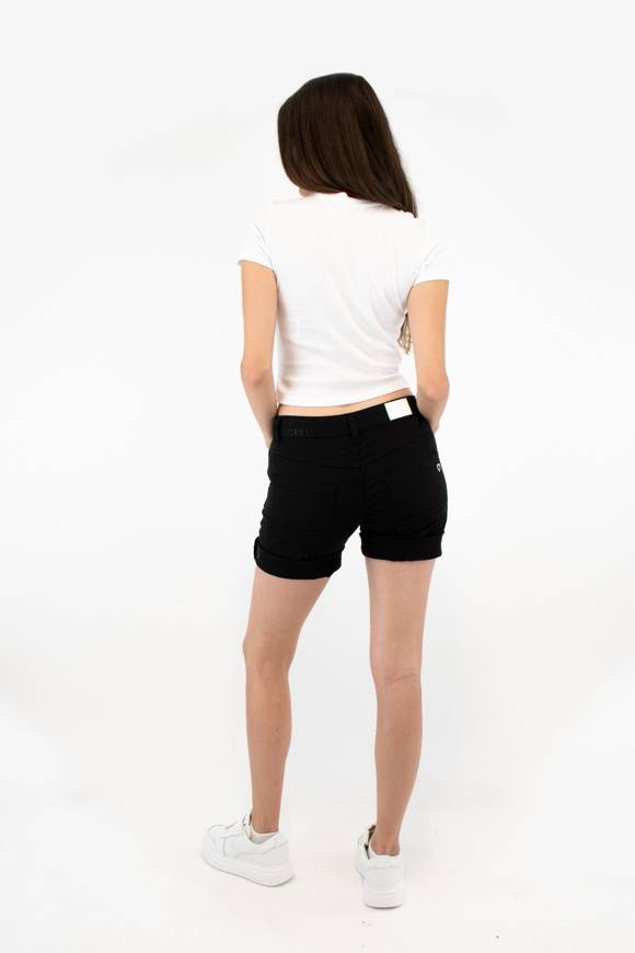Please Jeans PLEASE SHORTS - D0G N3N - NERO Saldi