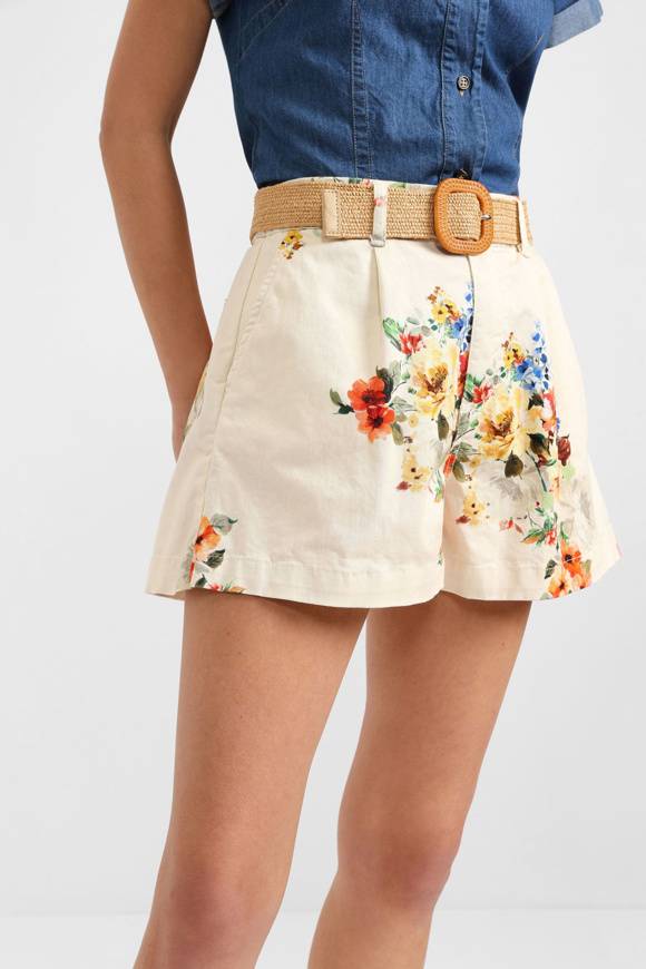 Please Jeans PLEASE FLORAL SHORTS - D0K C10 - PANNA Hotsell