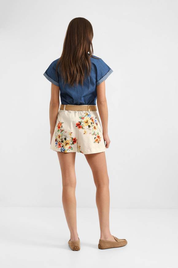 Please Jeans PLEASE FLORAL SHORTS - D0K C10 - PANNA Hotsell