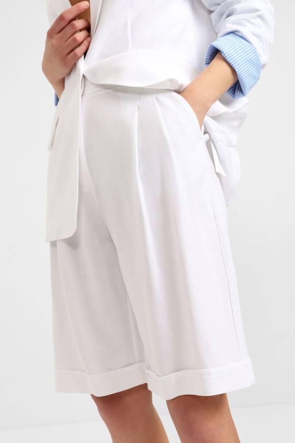 Please Jeans PLEASE BERMUDA SHORTS - D0H 000 - WHITE I Più Venduti