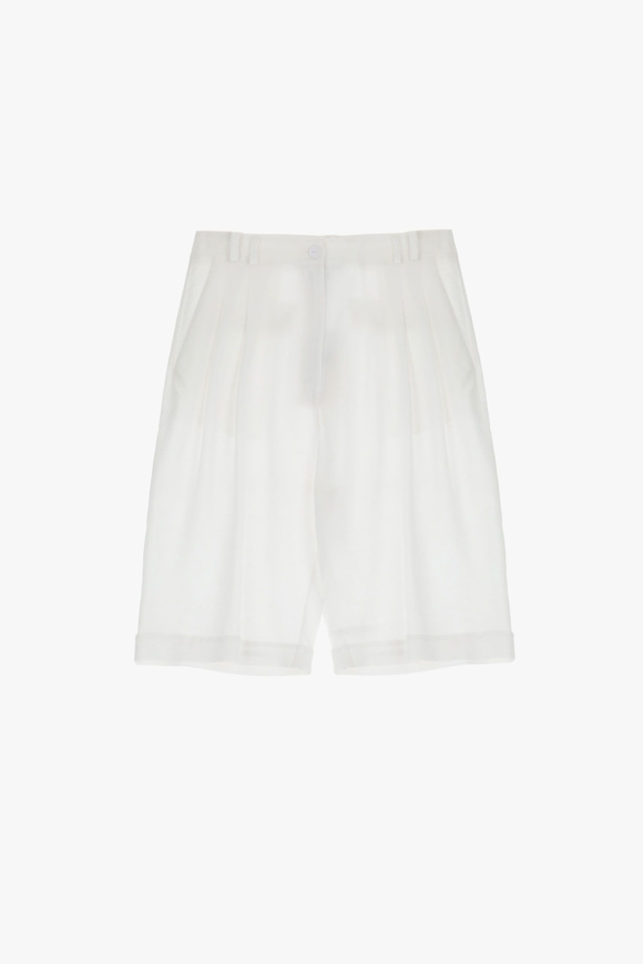 Please Jeans PLEASE BERMUDA SHORTS - D0H 000 - WHITE I Più Venduti